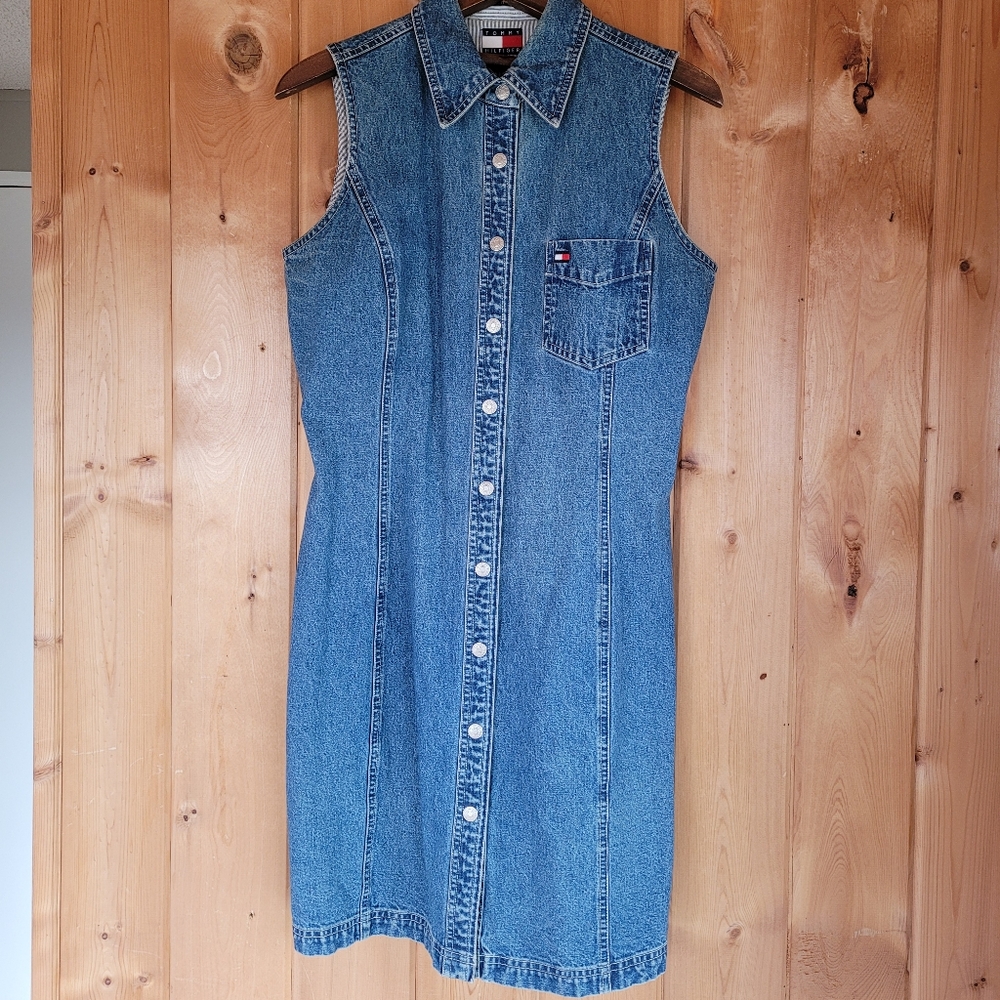 SOLD Vintage 90s Tommy Hilfiger denim dress